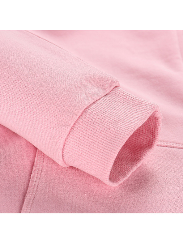 NAX Dječji pamučni hoodie nax NAX MOLDO romance rose