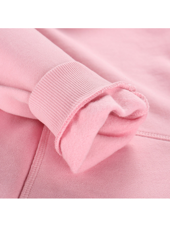 NAX Dječji pamučni hoodie nax NAX MOLDO romance rose