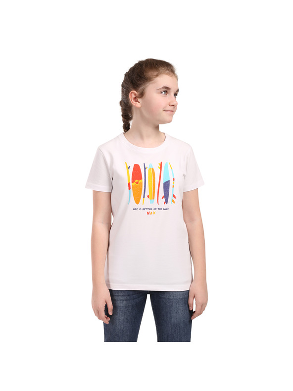 NAX Dječja pamučna majica nax NAX OMESO white