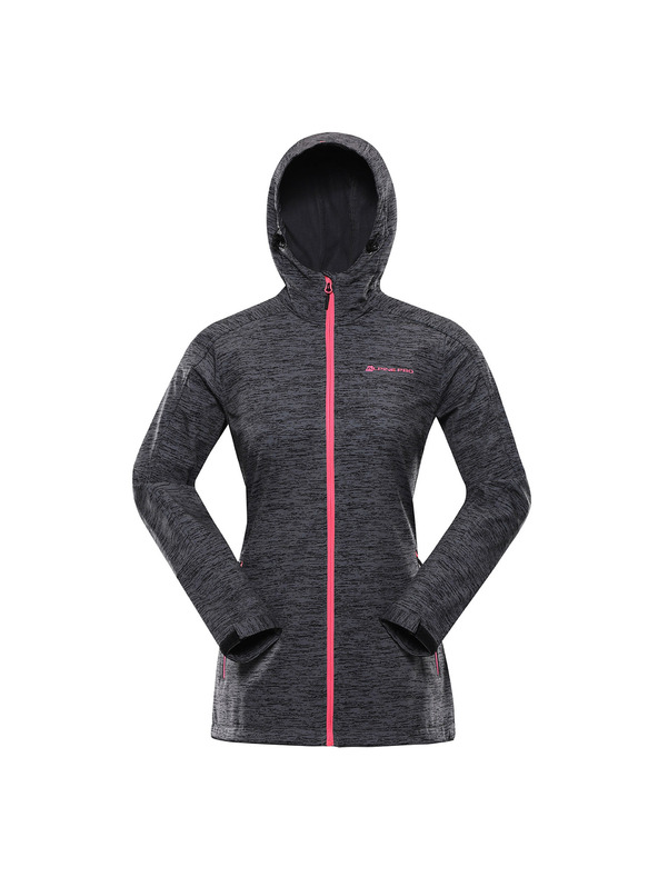 ALPINE PRO Ženska softshell jakna s dwr obradom ALPINE PRO HERASA dk.true gray