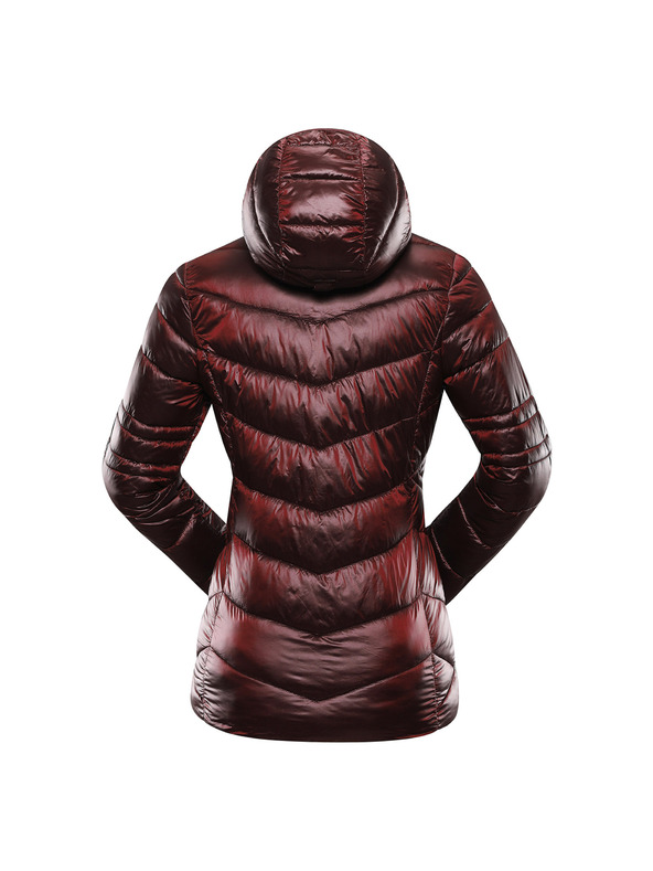 ALPINE PRO Ženska topla jakna hi-therm ALPINE PRO ROGA merlot