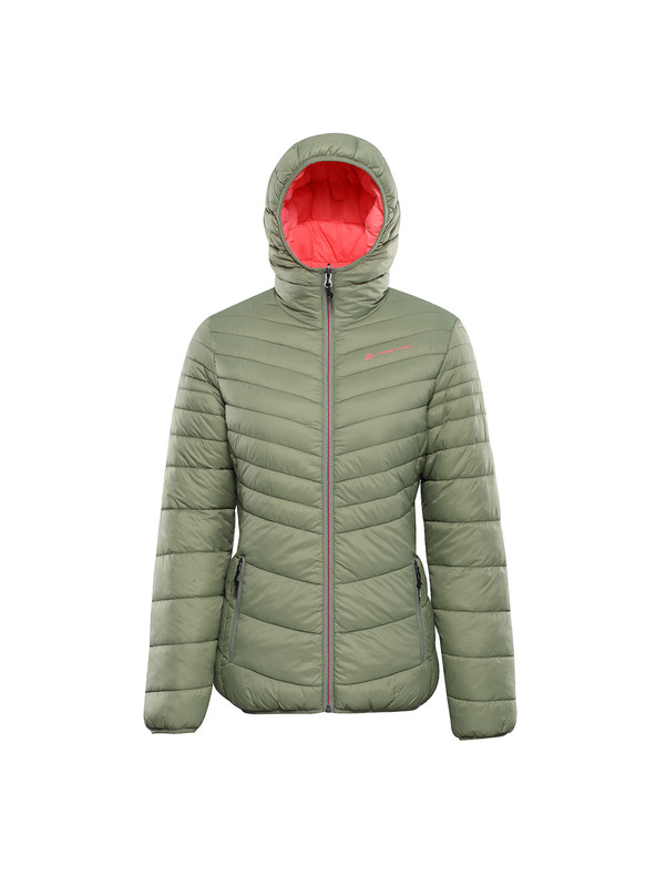 ALPINE PRO Ženska obostrana hi-therm jakna ALPINE PRO EROMA oil green