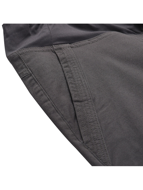 ALPINE PRO Ženske pamučne hlače ALPINE PRO ZAMENA dk.true gray