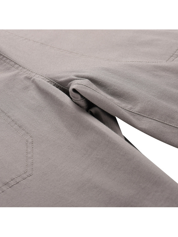 ALPINE PRO Ženske pamučne hlače ALPINE PRO ZAMENA driftwood