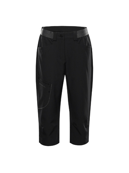 ALPINE PRO Ženske softshell capri hlače ALPINE PRO WEDERA 2 black