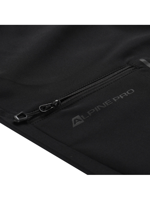 ALPINE PRO Ženske softshell capri hlače ALPINE PRO WEDERA 2 black