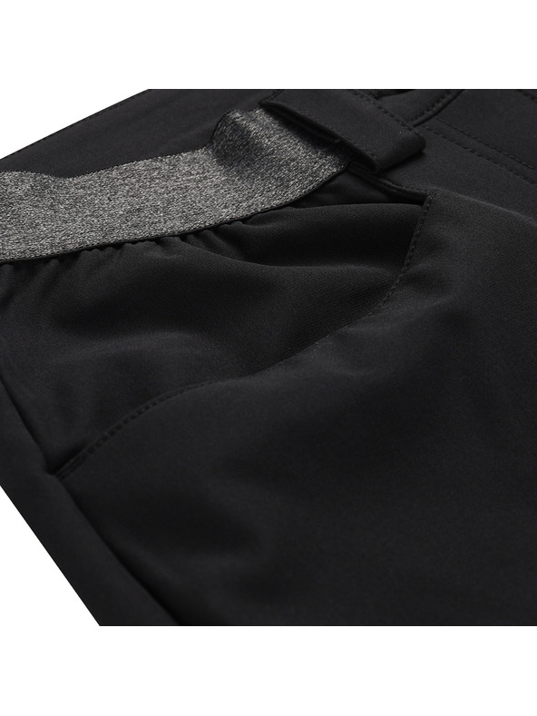 ALPINE PRO Ženske softshell capri hlače ALPINE PRO WEDERA 2 black