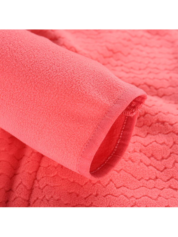 ALPINE PRO Ženska topla dukserica od mikroflisa ALPINE PRO SIUSA 3 calypso coral