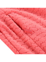 ALPINE PRO Ženska topla dukserica od mikroflisa ALPINE PRO SIUSA 3 calypso coral