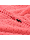 ALPINE PRO Ženska topla dukserica od mikroflisa ALPINE PRO SIUSA 3 calypso coral