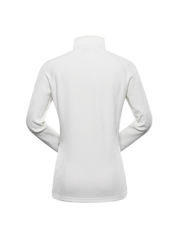 ALPINE PRO Ženska topla mikina ALPINE PRO DOZERA 2 white