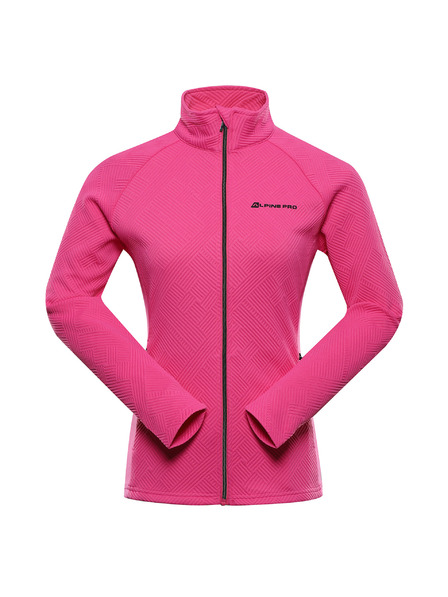 ALPINE PRO Ženska topla dukserica ALPINE PRO DOZERA 2 fuchsia fedora