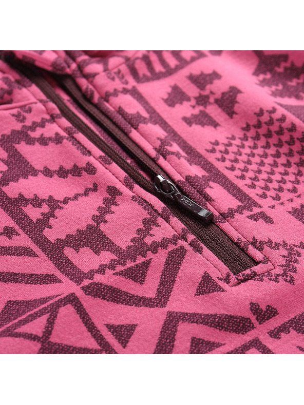 ALPINE PRO Žensko funkcionalno rublje - majica ALPINE PRO SEAMA fuchsia fedora