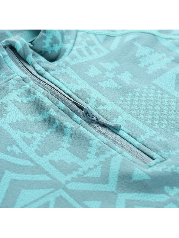 ALPINE PRO Žensko funkcionalno rublje - majica ALPINE PRO SEAMA teal