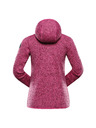 ALPINE PRO Ženski topli pulover na patent ALPINE PRO ZEGA 2 fuchsia fedora