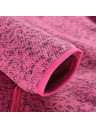 ALPINE PRO Ženski topli pulover na patent ALPINE PRO ZEGA 2 fuchsia fedora
