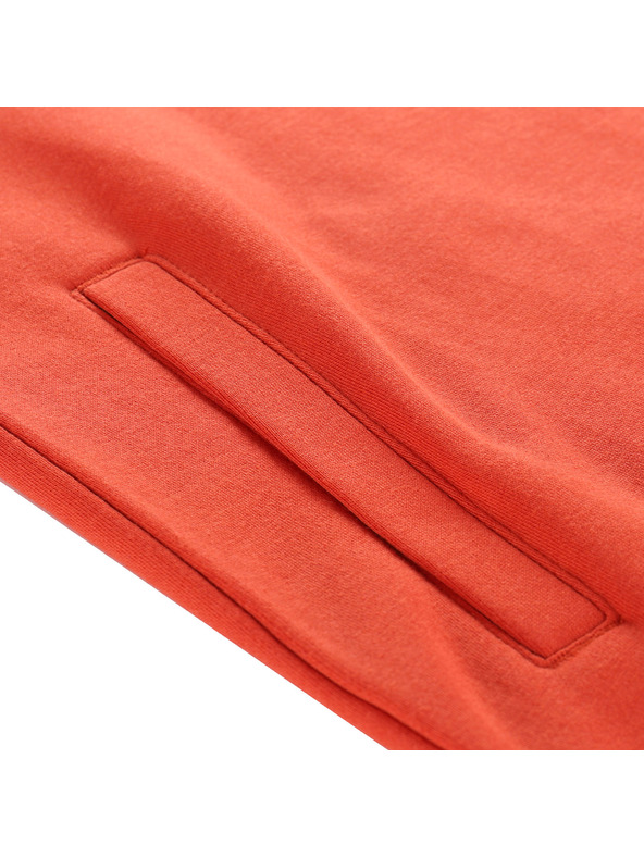 ALPINE PRO Ženske mikina haljine ALPINE PRO OLEBA red clay