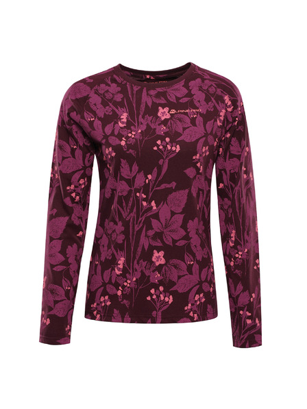 ALPINE PRO Ženska majica od organske pamuke ALPINE PRO GRETTA winetasting varijanta pa