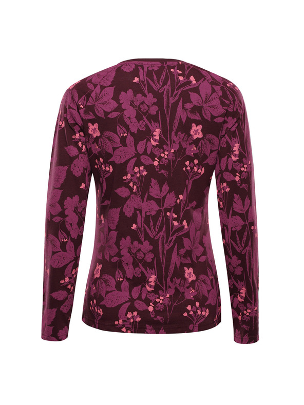 ALPINE PRO Ženska majica od organske pamuke ALPINE PRO GRETTA winetasting varijanta pa