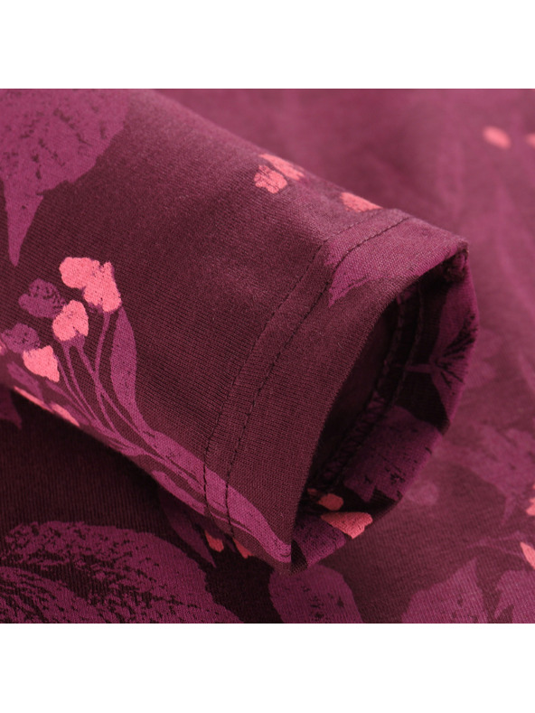 ALPINE PRO Ženska majica od organske pamuke ALPINE PRO GRETTA winetasting varijanta pa