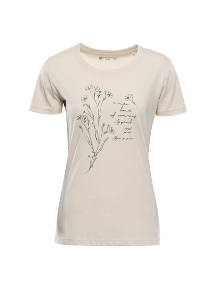 ALPINE PRO Ženska majica od organske pamučne tkanine ALPINE PRO TERMESA 3 moonbeam varijanta pb