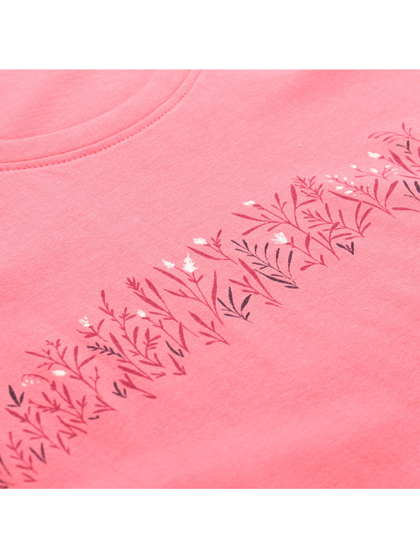 ALPINE PRO Ženska majica od organske pamuke ALPINE PRO TERMESA 3 calypso coral varijanta pa