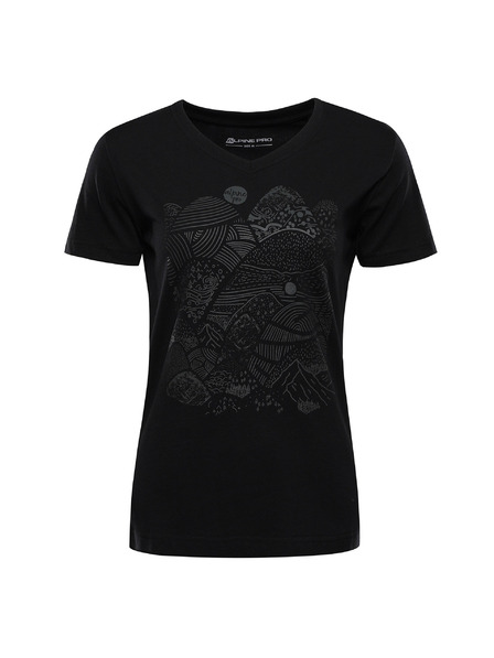 ALPINE PRO Ženska funkcionalna majica s cool-dry ALPINE PRO GREMA 2 black varijanta pb