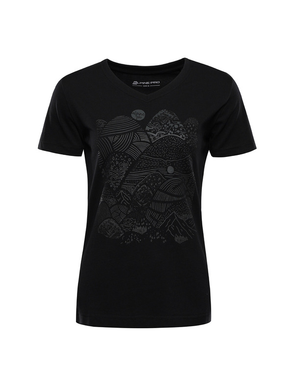 ALPINE PRO Ženska funkcionalna majica s cool-dry ALPINE PRO GREMA 2 black varijanta pb