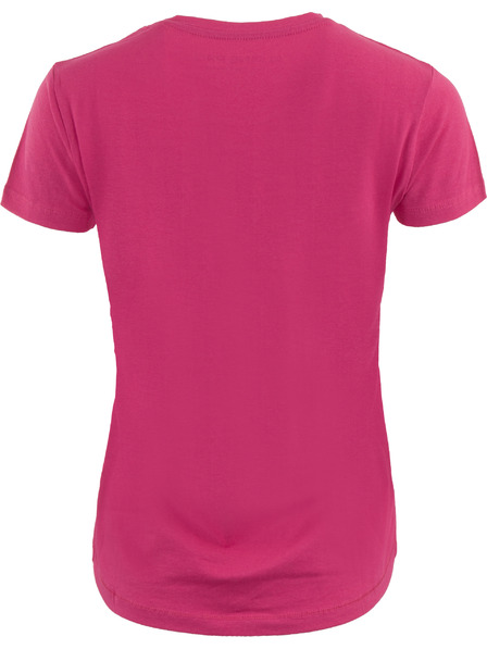 ALPINE PRO Ženska pamučna majica ALPINE PRO BADENA cabaret