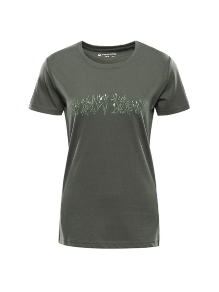 ALPINE PRO Ženska majica od organske pamuke ALPINE PRO TERMESA 3 petrol varijanta pa