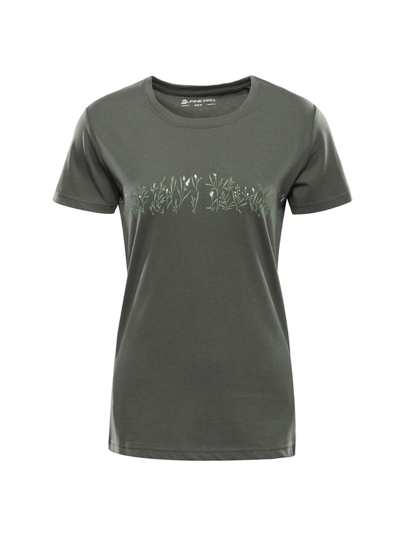 ALPINE PRO Ženska majica od organske pamuke ALPINE PRO TERMESA 3 petrol varijanta pa