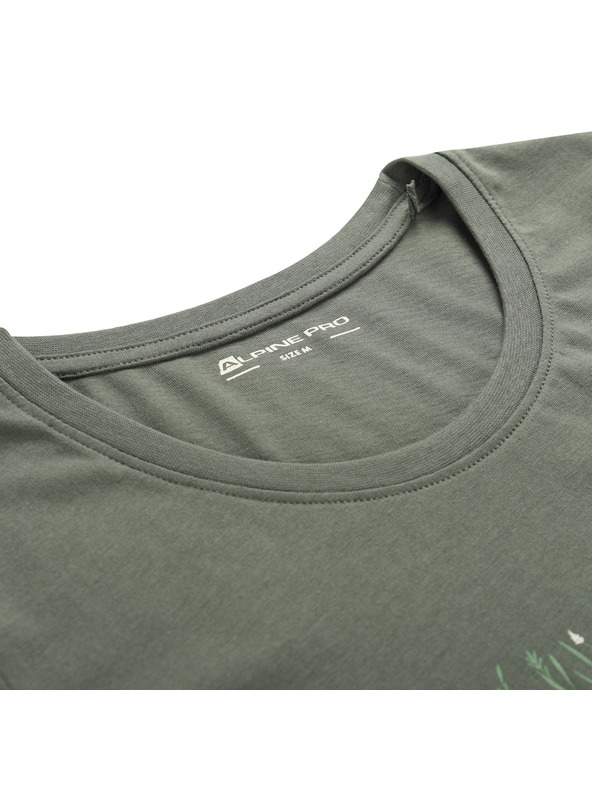 ALPINE PRO Ženska majica od organske pamuke ALPINE PRO TERMESA 3 petrol varijanta pa