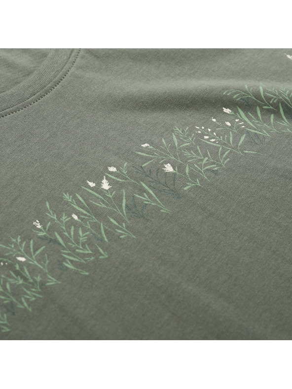 ALPINE PRO Ženska majica od organske pamuke ALPINE PRO TERMESA 3 petrol varijanta pa