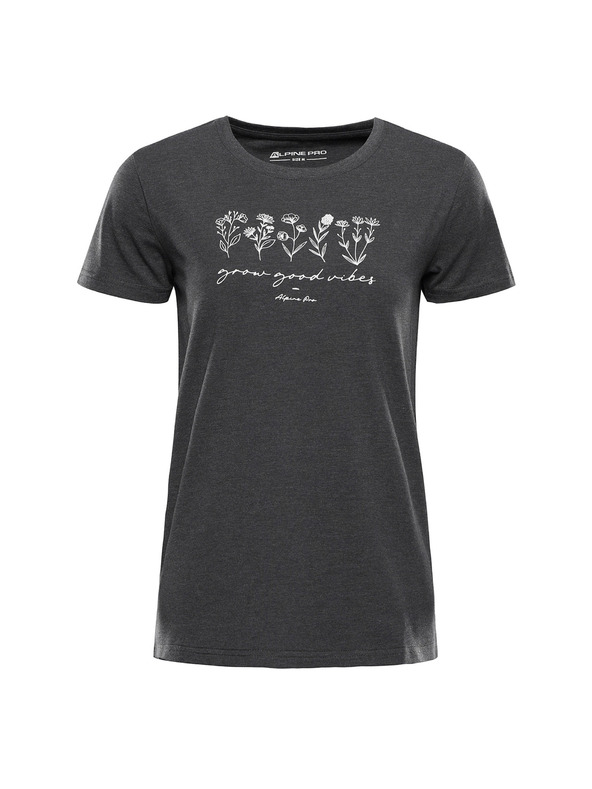ALPINE PRO Ženska pamučna majica ALPINE PRO MOROLA dk. true gray varijanta pc