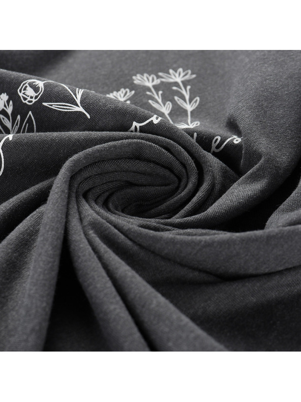 ALPINE PRO Ženska pamučna majica ALPINE PRO MOROLA dk. true gray varijanta pc