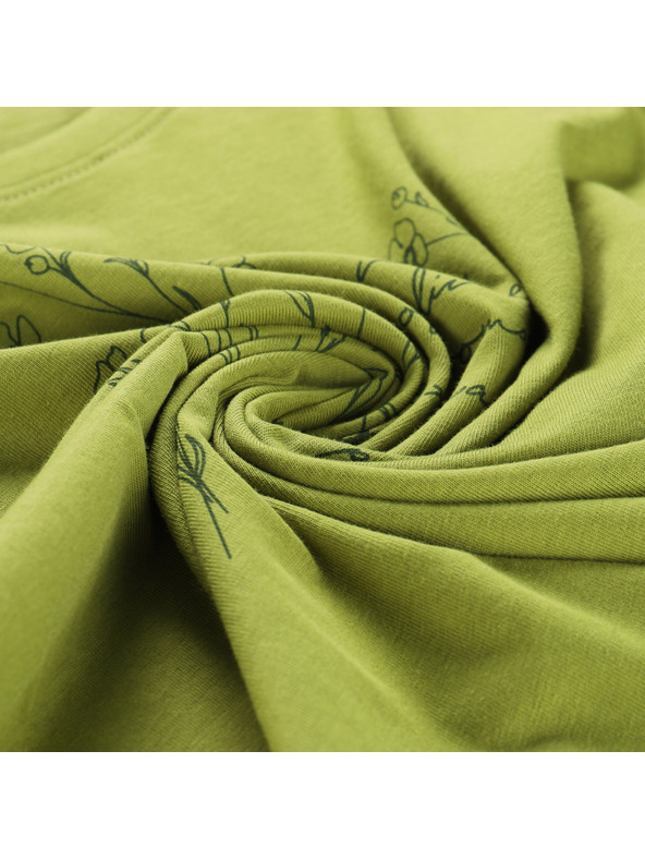 ALPINE PRO Ženska majica od organske pamuke ALPINE PRO TERMESA 3 green oasis varijanta pb