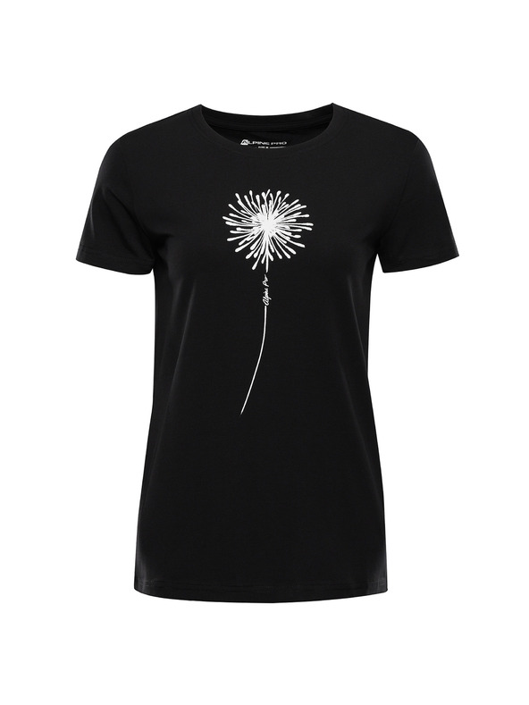 ALPINE PRO Ženska pamučna majica ALPINE PRO MOROLA black varijanta pa