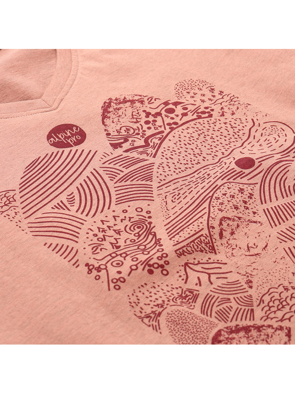 ALPINE PRO Ženska funkcionalna majica s cool-dry ALPINE PRO GREMA 2 tawny orange varijanta pb