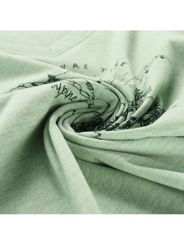 ALPINE PRO Ženska funkcionalna majica s cool-dry ALPINE PRO GREMA 2 pistachio varijanta pa