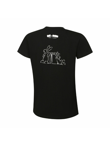 ALPINE PRO Ženska pamučna majica bob a bobek ALPINE PRO BOBBA black