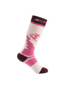 ALPINE PRO Dječje skijaške čarape od merino vune ALPINE PRO SKYRO light lilac