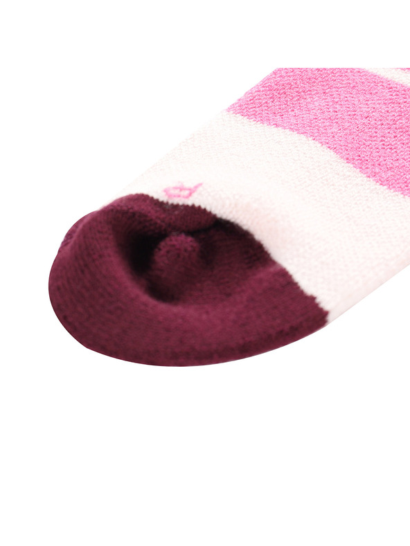 ALPINE PRO Dječje skijaške čarape od merino vune ALPINE PRO SKYRO light lilac