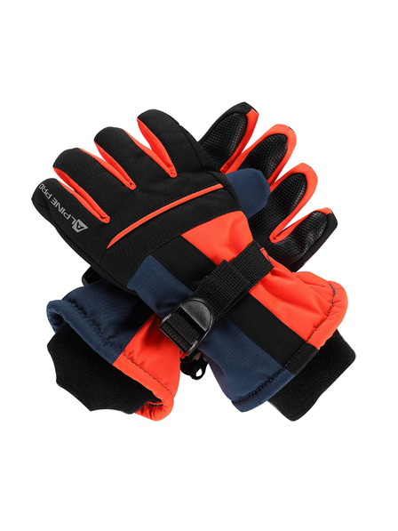 ALPINE PRO Dječje rukavice s membranom ptx ALPINE PRO LORDO 2 neon red