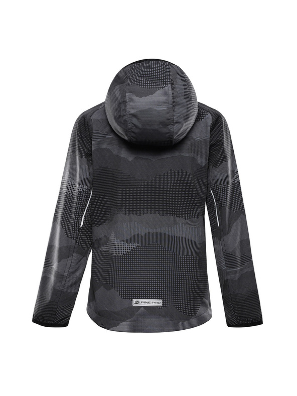 ALPINE PRO Dječja softshell jakna s membranom ALPINE PRO EZORO black varijanta pa