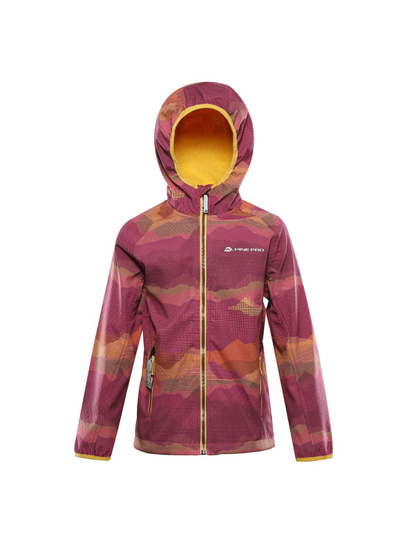 ALPINE PRO Dječja softshell jakna s membranom ALPINE PRO EZORO fuchsia fedora varijanta pa
