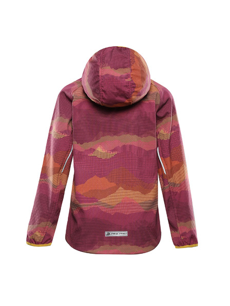 ALPINE PRO Dječja softshell jakna s membranom ALPINE PRO EZORO fuchsia fedora varijanta pa