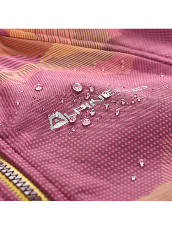 ALPINE PRO Dječja softshell jakna s membranom ALPINE PRO EZORO fuchsia fedora varijanta pa