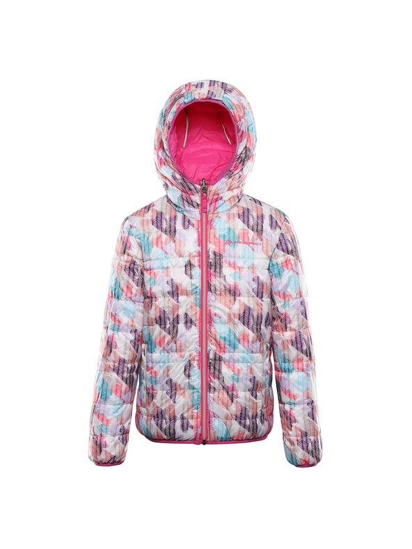 ALPINE PRO Dječja obostrana hi-therm jakna ALPINE PRO DOUWO fuchsia fedora varijanta pb
