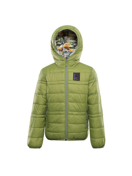 ALPINE PRO Dječja obostrana hi-therm jakna ALPINE PRO DOUWO turtle green varijanta pe