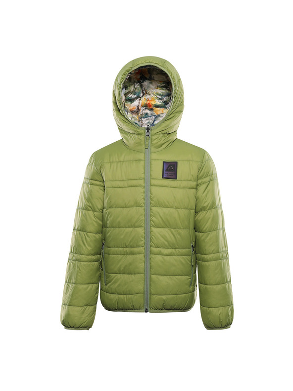 ALPINE PRO Dječja obostrana hi-therm jakna ALPINE PRO DOUWO turtle green varijanta pe